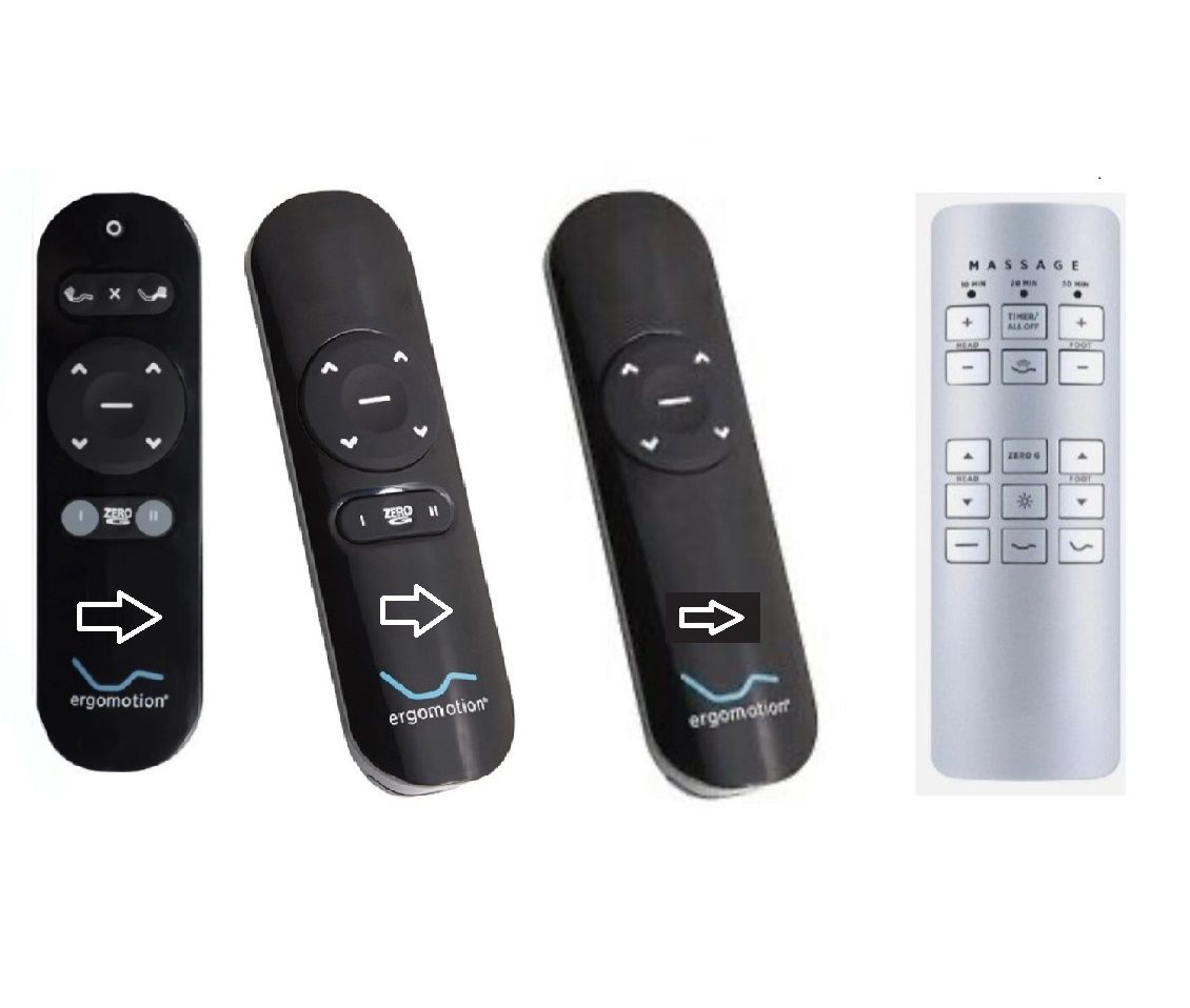 Ergomotion Pure Contour Silver, Gold, or Elite Value Remote