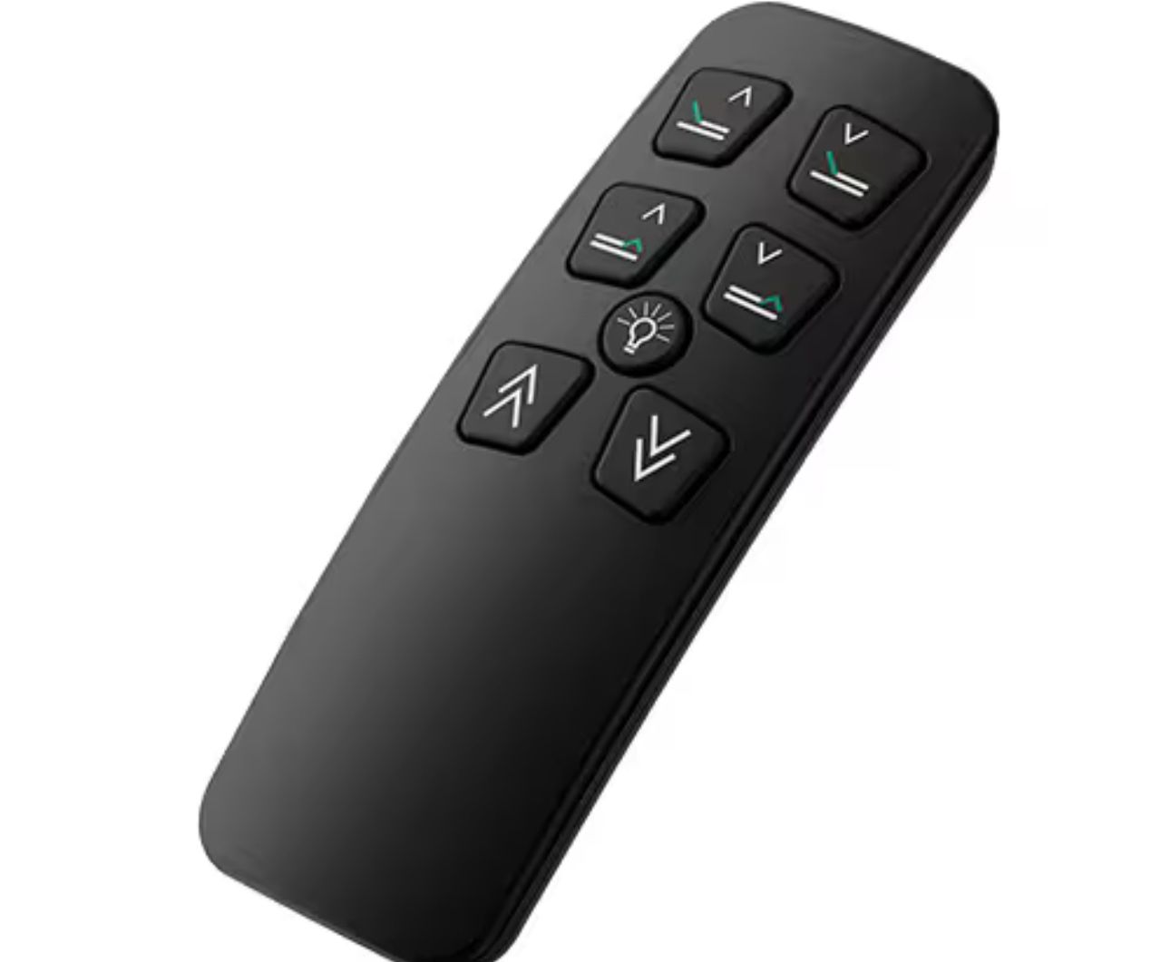 Linak HC Remote -Adjustable Bed Replacement Remote- New Gen w/Replaceable Batteries - Black Version