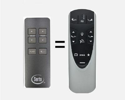 Remote Compatible with Serta Motion Essentials 4 or 5 (V Or IV) Gen Wireless- Value Version With Additional Buttons