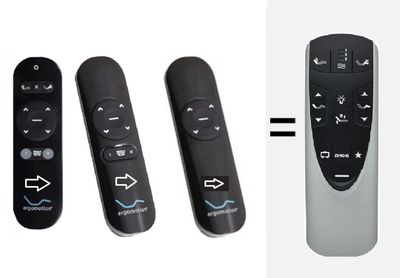 Ergomotion Pure Contour Silver, Gold, or Elite or certain model OKIN Enso Value Remote
