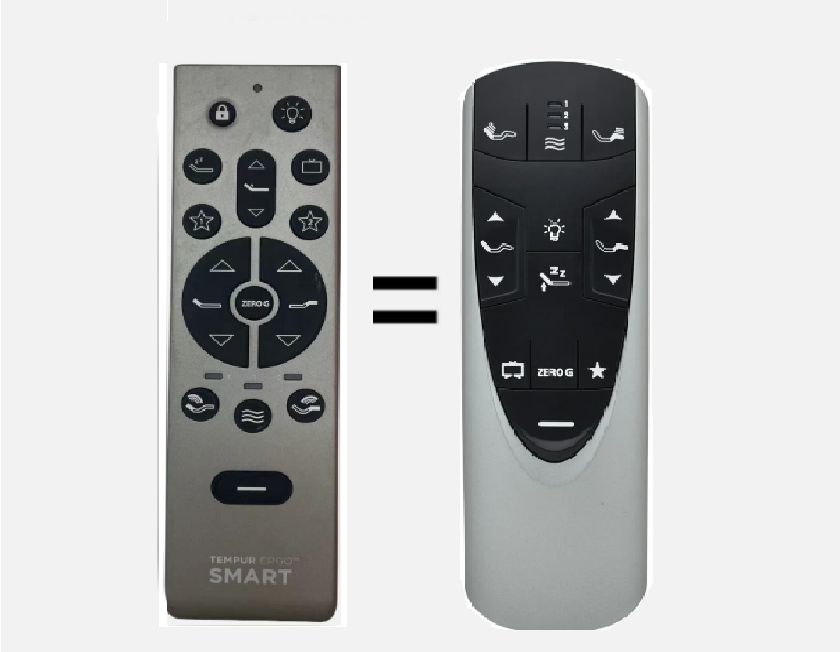 Value Replacement Remote Compatible with Tempurpedic Ergo ErgoSmart Bed Bases