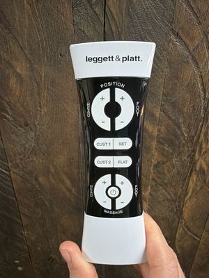 Leggett & Platt S-Cape (scape) 1.0+, Performance +, or Matt. Firm 500 Series Remote- DISCONTINUED- You’ll Receive The Version With A Light Button And Non Functioning Pillow Tilt Buttons (700 Series) Leggett & Platt S-Cape (scape) 1.0+, Performance +, or Matt. Firm 500 Series Remote- DISCONTINUED- You’ll Receive The Version With A Light Button And Non Functioning Pillow Tilt Buttons (700 Series)