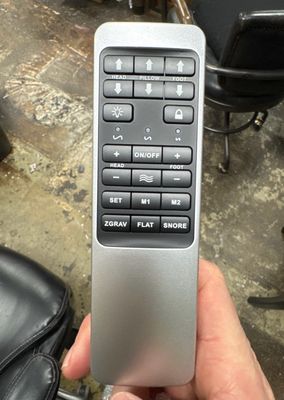 Leggett &amp; Platt S-Cape (scape) 1.0+, Performance +, or Matt. Firm 500 Series Remote- DISCONTINUED- You’ll Receive The Version with a Light Button And Non Functioning Pillow Tilt Buttons (700 Series)
