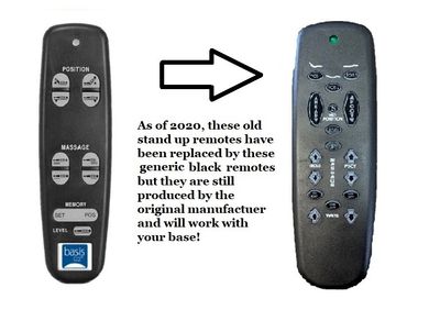 Replacement Remote Compatible with Leggett and Platt Basis C3 or Sleep Comfort (New 3 Preset Version) Scape