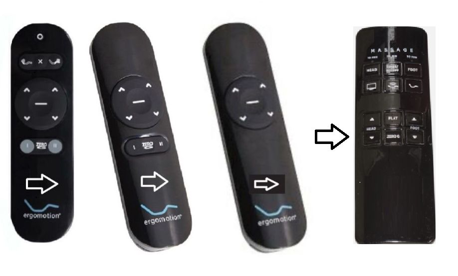 Ergomotion Pure Contour Silver, Gold, or Elite or certain model OKIN Enso Value Remote