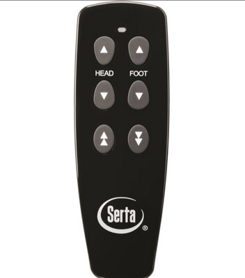 Replacement Wireless Remote Compatible with Serta or Beautyrest Motion Air (New Black Version) Bases