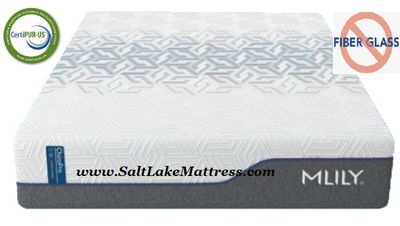 Mlily Mattress ChiroPro 1.0 Firm or 3.0 Plush (Hybrid Zoned Spring) 13" Mattress Only - AeroFusion Memory Foam - NO FIBERGLASS or Silica Glass Fiber Material! Free Shipping