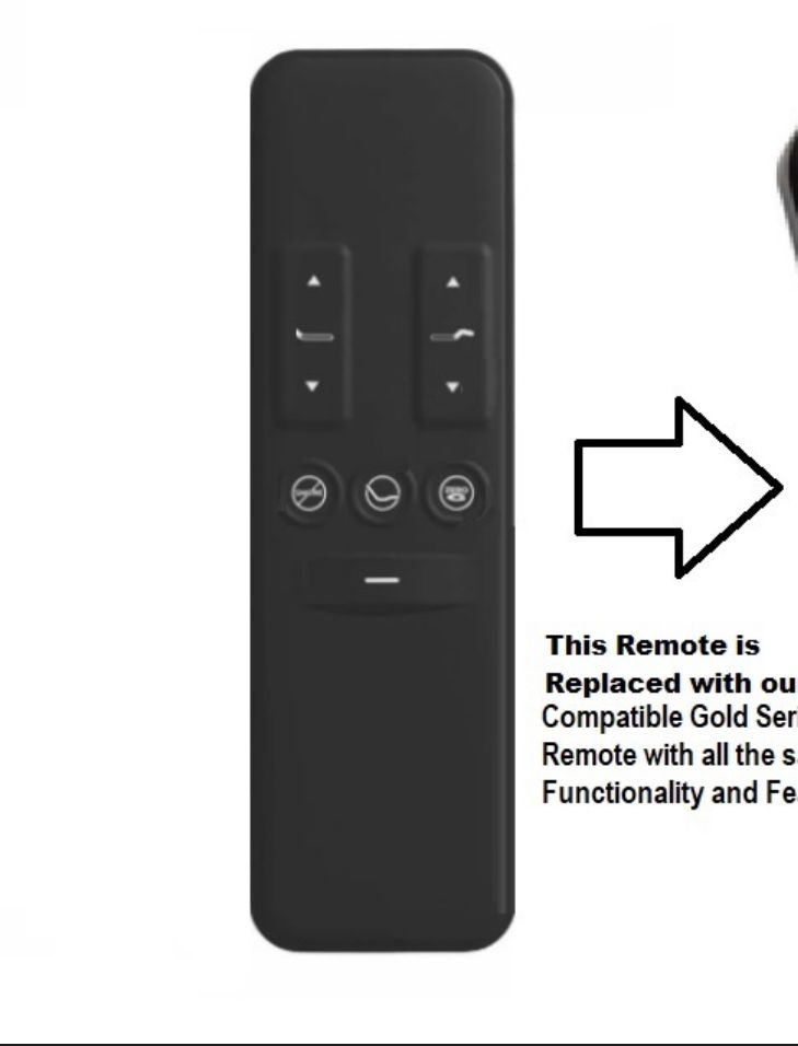 Value Version Replacement Remote Compatible with Purple Ergo or Ascent Powerbase Replacement Remote