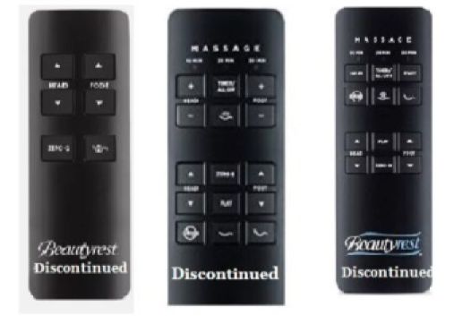 Replacement Wireless Value Remote Compatible with Beautyrest Advance Motion or Smart Motion 1.0 and 2.0 Bases (Smartmotion)