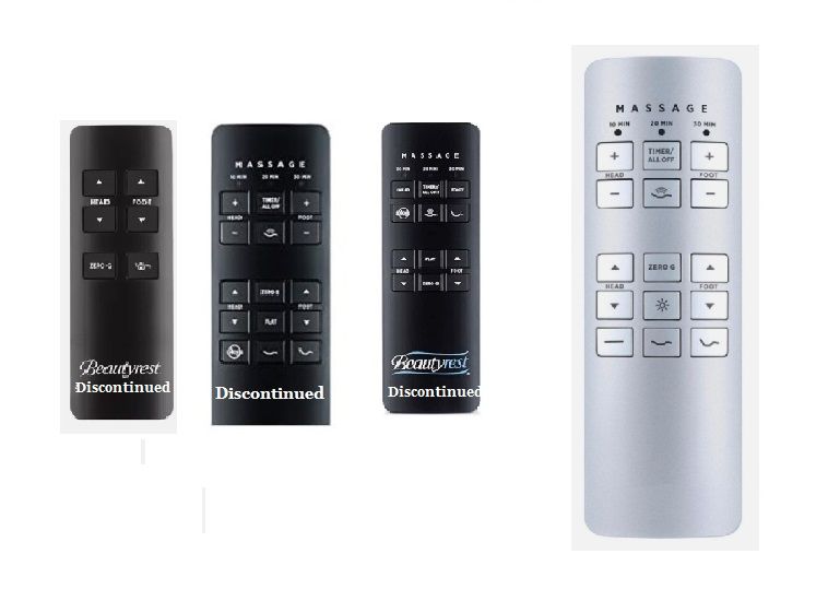 Replacement Wireless Black Value Remote Compatible with Beautyrest Smartmotion 3.0 Beds (Smart Motion)