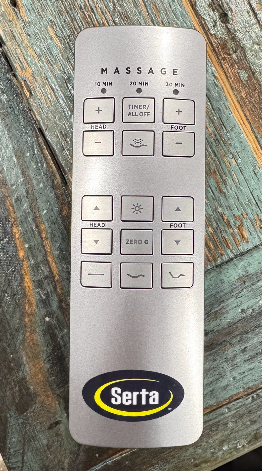 Serta Motion Perfect II/III (2 or 3 2nd or 3rd Gen) Remote