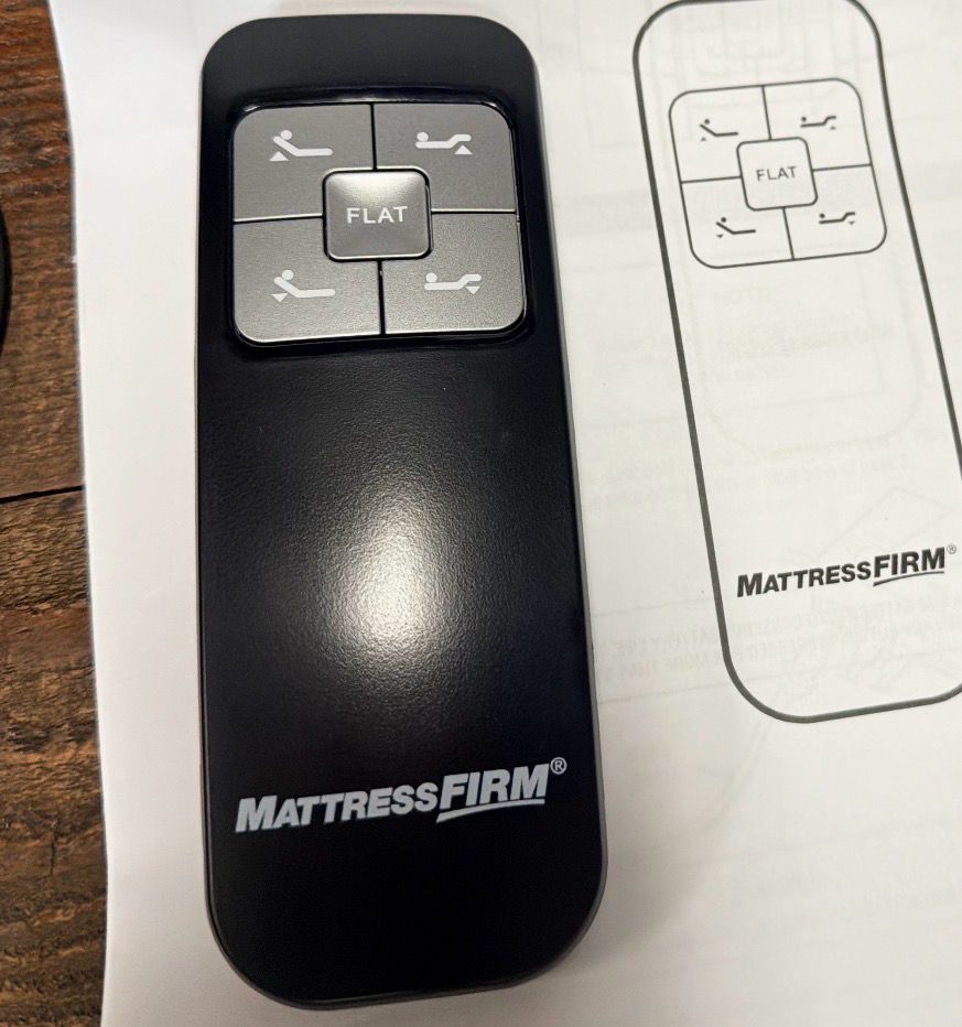 Mattress Firm Richmat 5 Button Remote- Authentic Version Eta Three Weeks. For a model that saves $50 and is available immediately, refer to our other value listing.