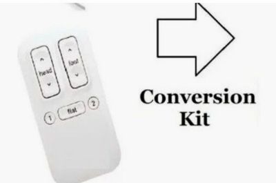 Conversion Kit (Massage Premium Model) Compatible with Reverie, Tempurpedic Ergo Advance or Plus (Not Premier) 4 Pin Bases- Replace lost/broken remotes. (Cut Massage Wires)