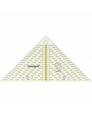 driehoek voor 1/4 kwadraten 20 cm