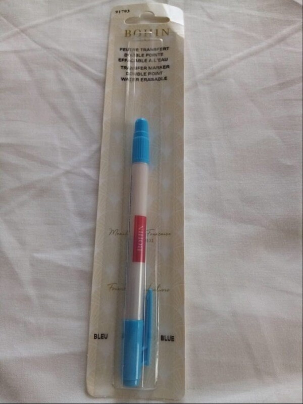 bohin uitwasbaar stift blauw