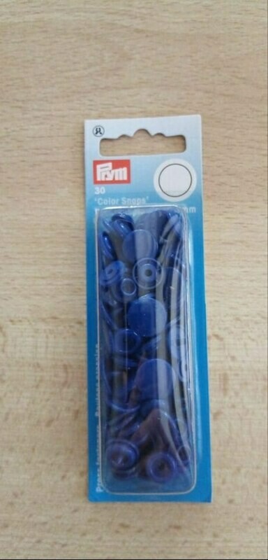 drukknopen 12.4mm blauw