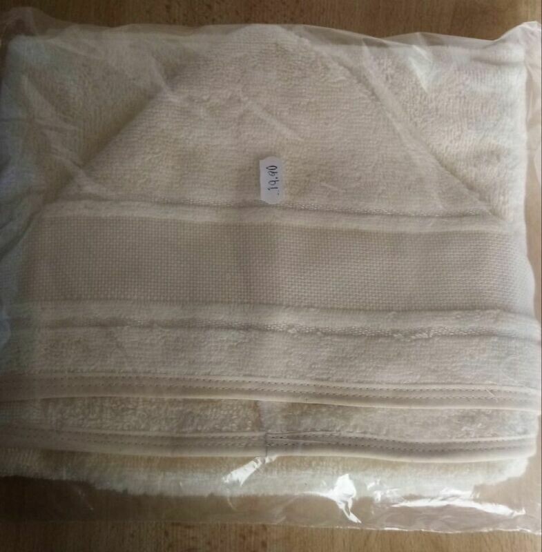 Badcape met aidaboord - ecru