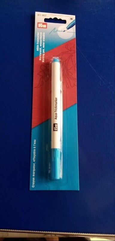 Waterstift met dikke punt; patronen over te tekenen; uitwasbaar