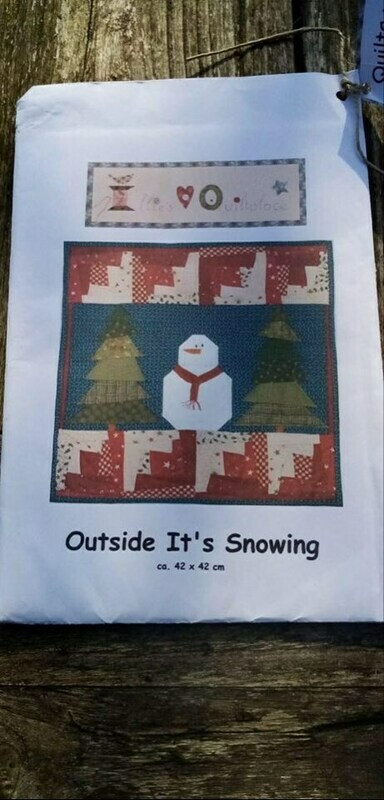 Patroon Outside it&#39;s snowing