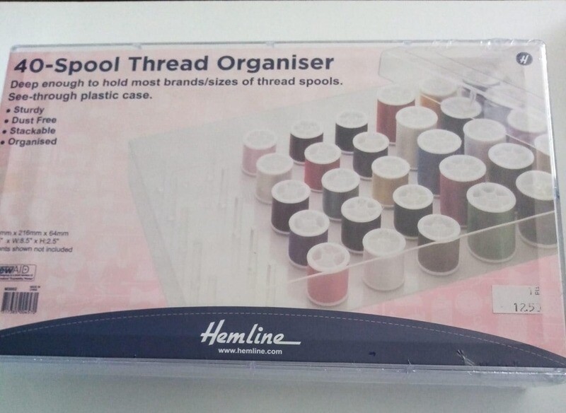 Handig je naaigaren bij elkaar houden via deze box! Plaats voor 40 garen