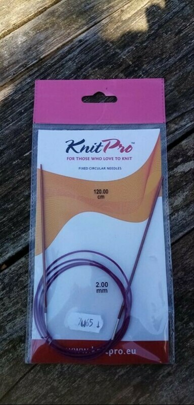 knitpro rondbreinaald 2 met draad 120 cm