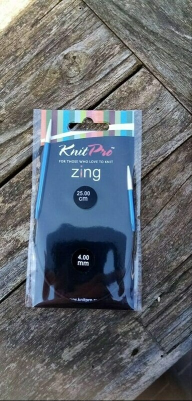 knitpro rondbreinaald 4 mm draad 25 cm