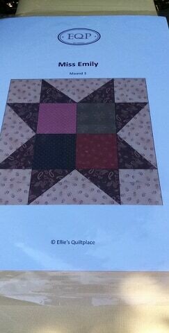 PATROON BLOK 3 MISS EMILY