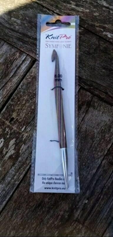 knitpro houten haaknaald 8 mm