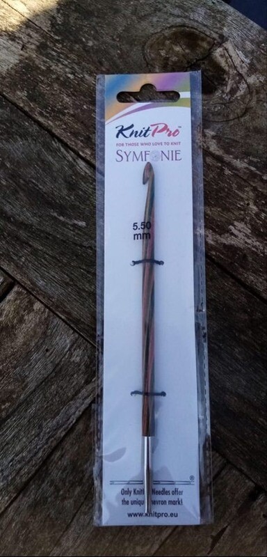 knitpro houten haaknaald 5.5 mm
