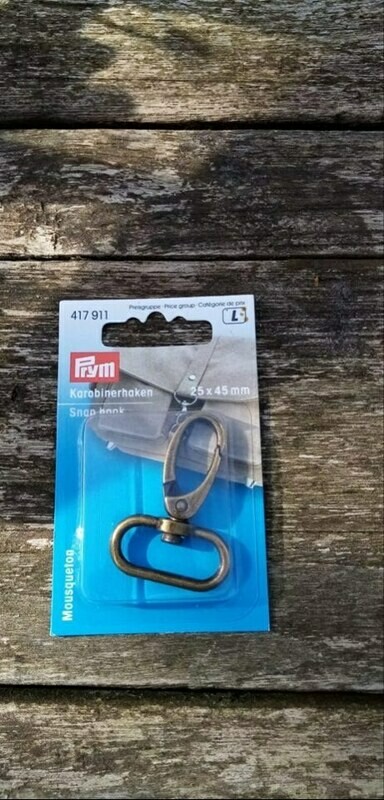 KARABIJNHAAK 25 MM  X 45 MM