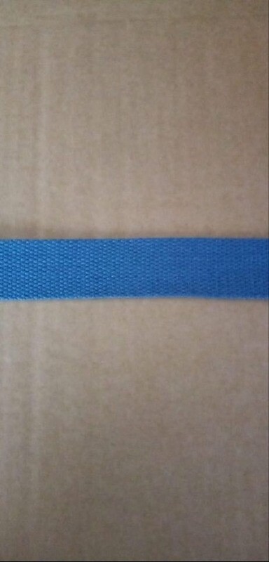 TASSENBAND LICHT JEANSBLAUW PER METER