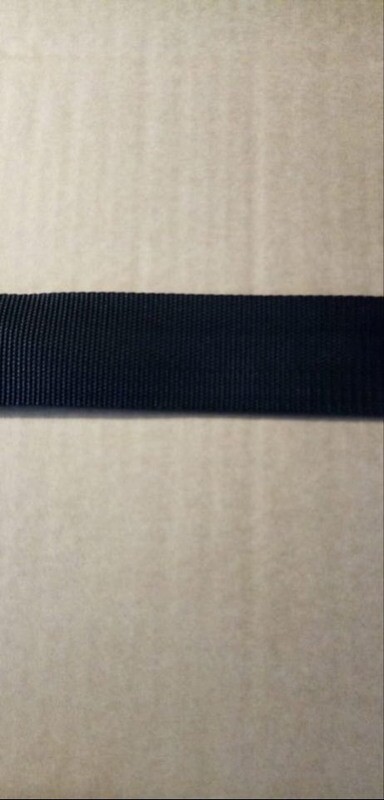 TASSENBAND ZWART 5CM