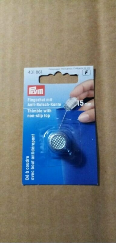 vingerhoed met antislip 15mm