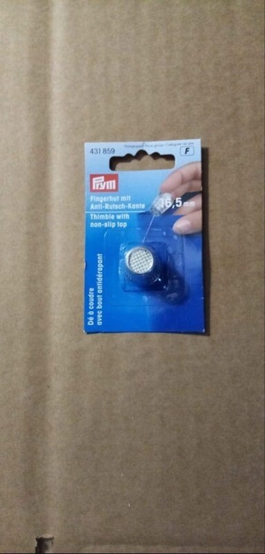 vingerhoed met antislip 16.5 mm