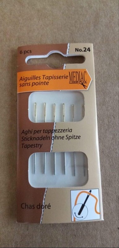 borduurnaald 24 zonder punt