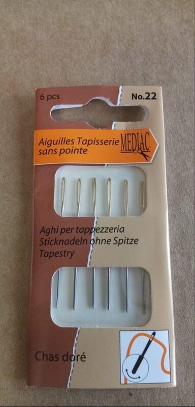 borduurnaald 22 zonder punt