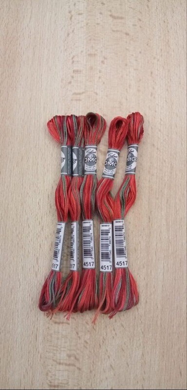 DMC ZESDRAAD COLORIS KLEUR 4517