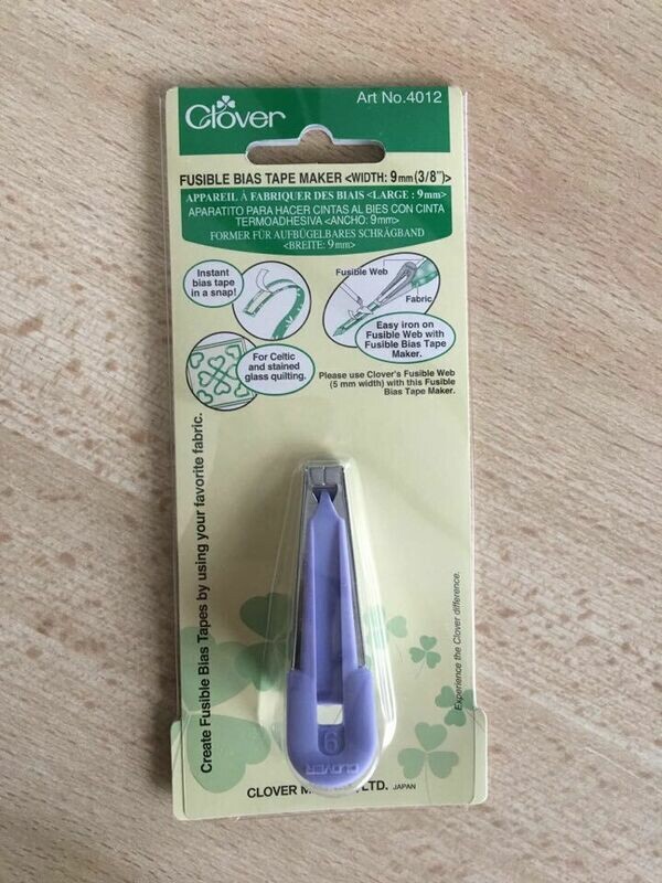 CLOVER BIASTAPEMAKER STRIJKBAAR 9MM