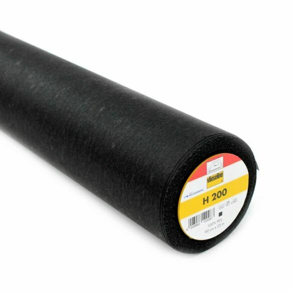 VLISELINE H200 ZWART - PER 25CM