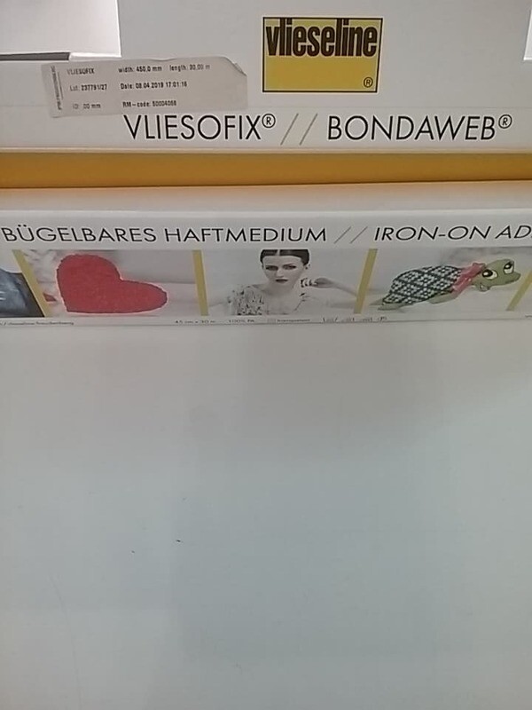 VLIESOFIX 45CM BREED VOOR APPLICATIETECHNIEKEN - PER 25CM