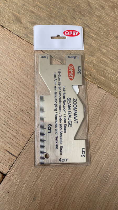 OPRY ZOOMMAAT ROESTVRIJ STAAL 10X4CM