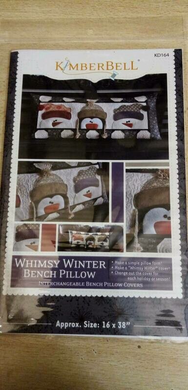 PRACHTIG WINTERKUSSEN IN PATCHWORK PATROON VAN KIMBERBELL