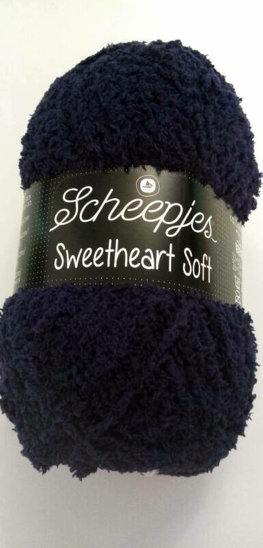 010 SWEETHEART SOFT scheepjes = donker blauw