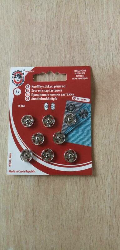 aannaaidrukknopen 11 mm=zwart