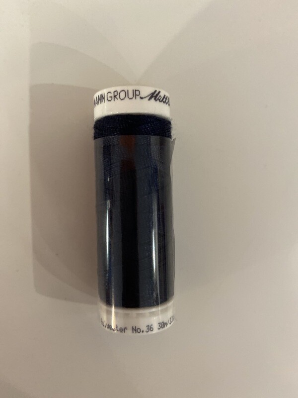 Donkerblauw extra sterk polyester no.36