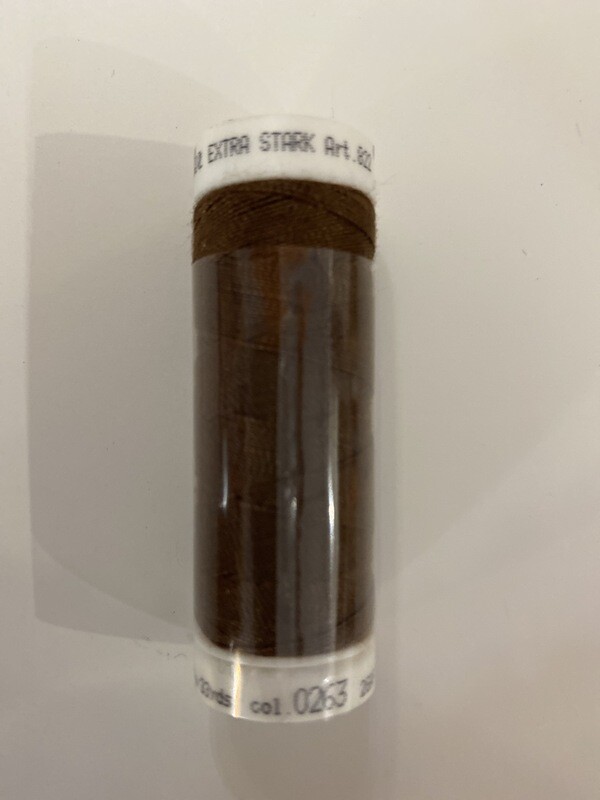Donkerbruin extra sterk polyester no.36