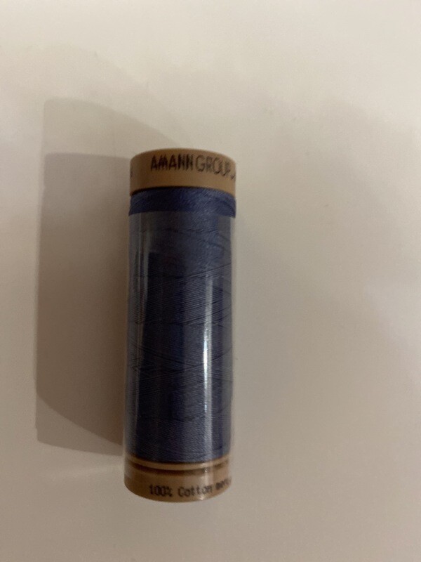 Silk Finish Cotton Blauw/grijs