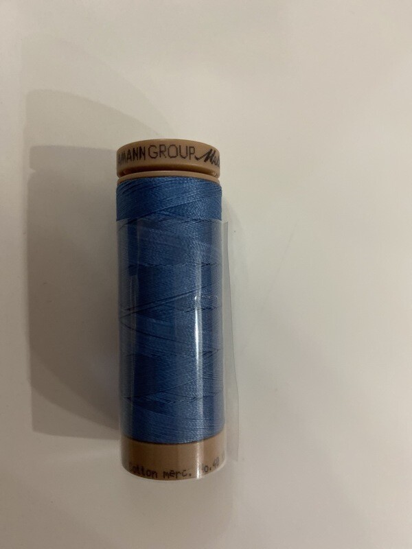 Silk Finish Cotton Blauw Jeans