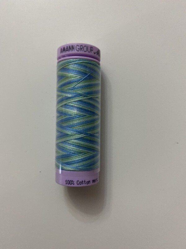 Decoratief Naaien Blauw/groen