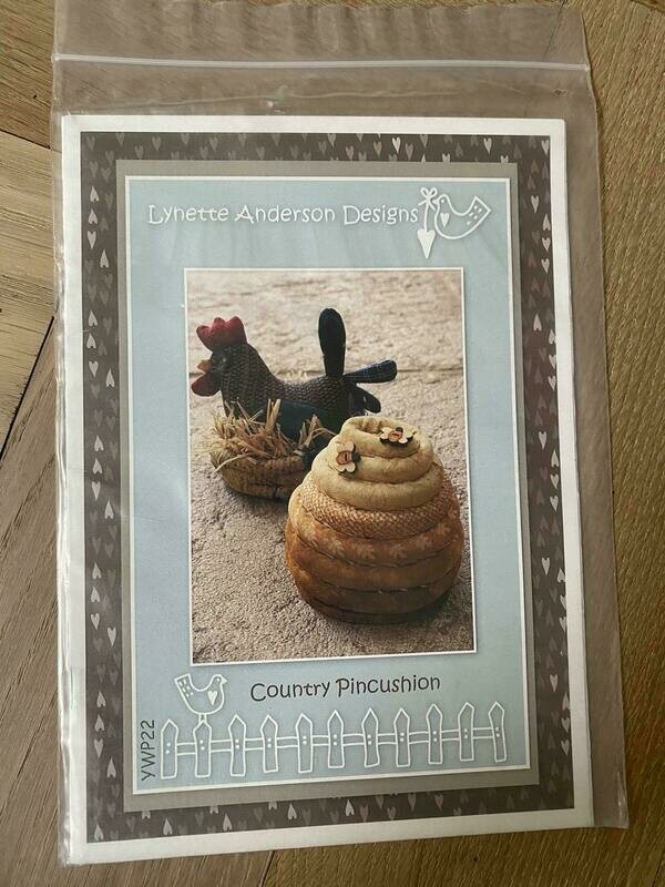 COUNTRY PINCUSHION BY LYNETTE ANDERSON DESIGNS